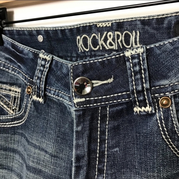 Rock & Roll Cowgirl Mid Rise Skinny Jeans Tall Inseam - Picture 8 of 15